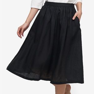 The Sleep Shirt Linen Skirt